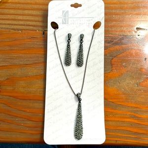 Christina Collection Necklace and Earrings Set